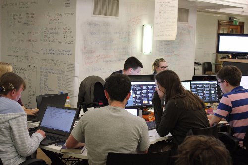 Full Fact's Election Centre in 2015